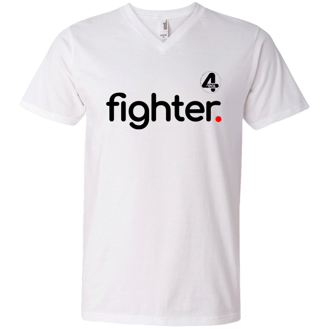 4REAL Fighter 2018 V-Neck T-Shirt