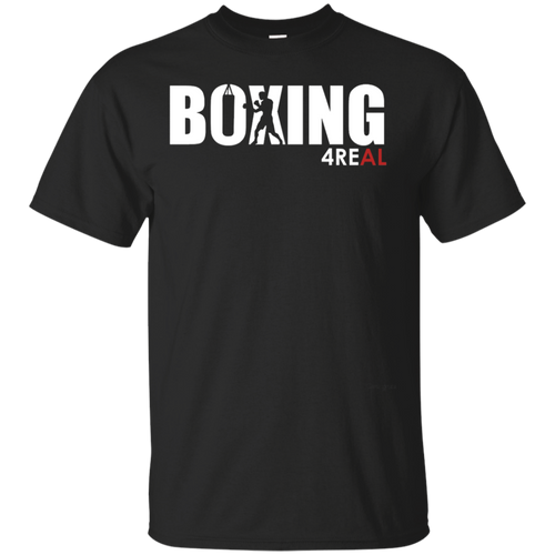 4REAL BOXING Black T-Shirt - 4REAL