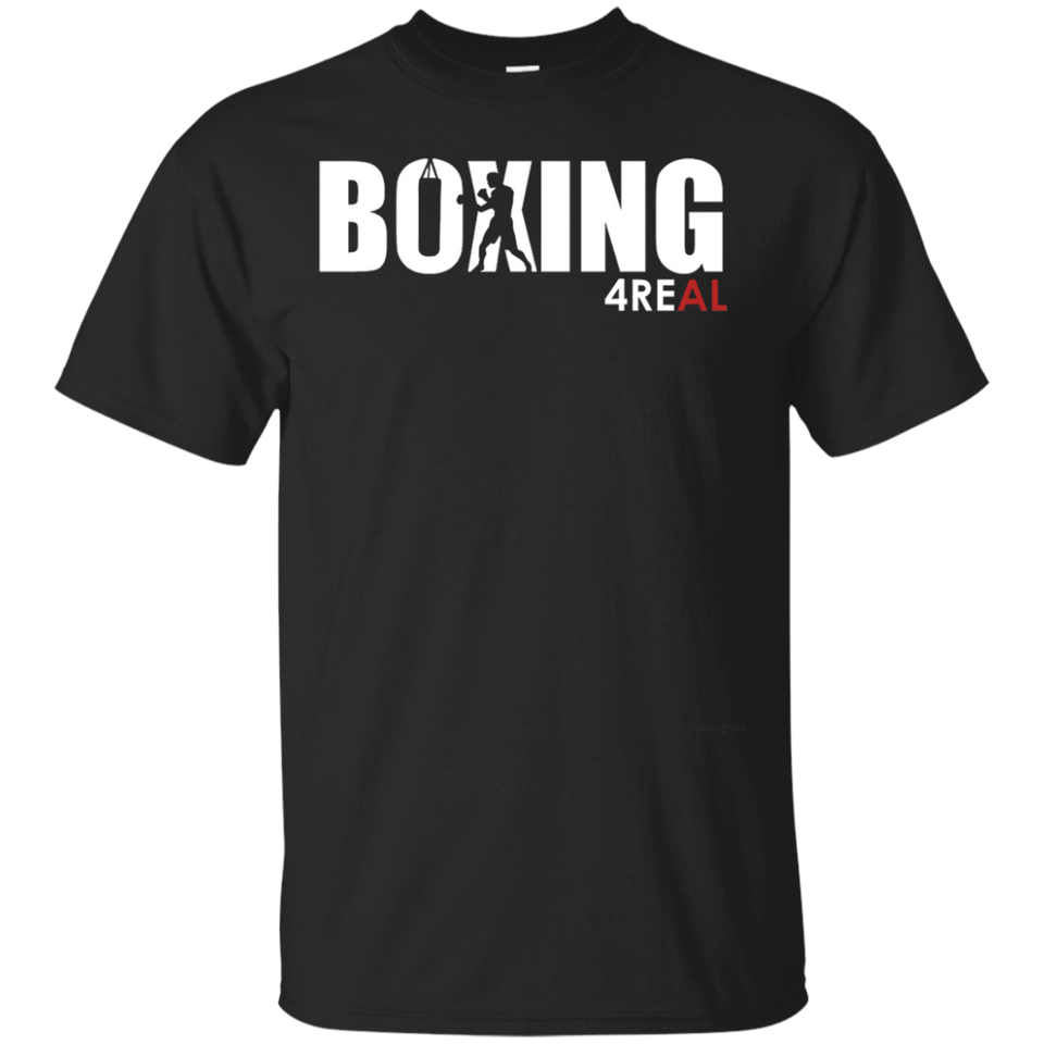 4REAL BOXING Black T-Shirt - 4REAL