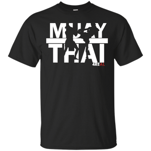 4REAL MUAY THAI Black T-Shirt - 4REAL