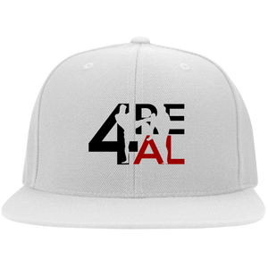 4REAL Classic White Snapback - 4REAL