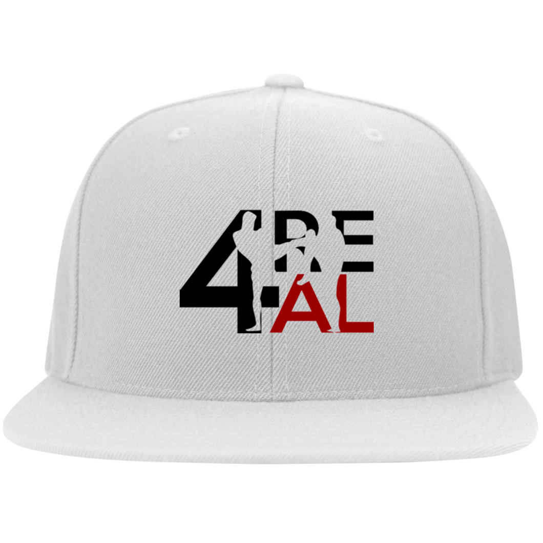 4REAL Classic White Snapback - 4REAL