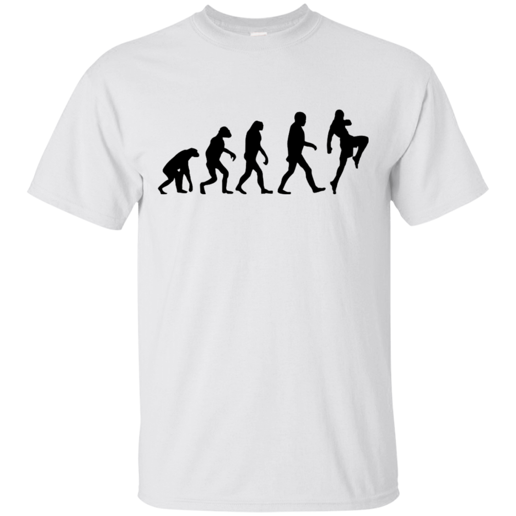 MuayThai/ MMA Evolution White T-Shirt - 4REAL