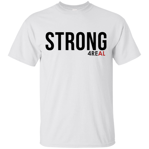 STRONG White T-Shirt - 4REAL