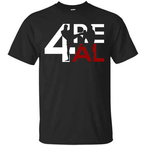 4REAL Classic Black T-Shirt - 4REAL