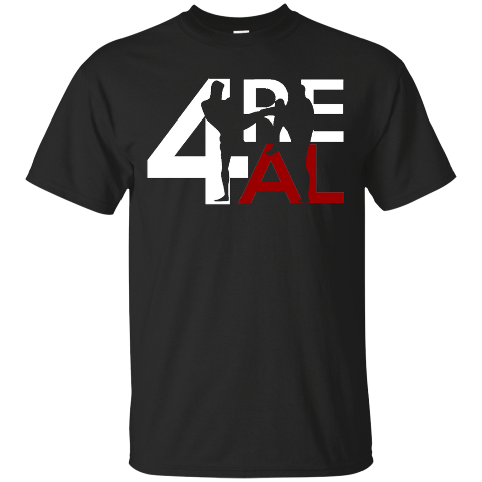 4REAL Classic Black T-Shirt - 4REAL