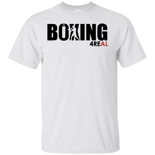 4REAL BOXING White T-Shirt - 4REAL