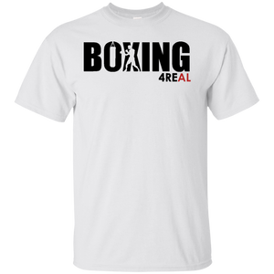 4REAL BOXING White T-Shirt - 4REAL