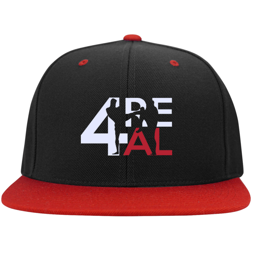 4REAL Classic Black/Red Snapback - 4REAL