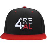 4REAL Classic Black/Red Snapback - 4REAL