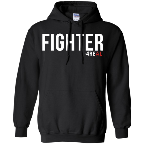 FIGHTER Black Sweatshirt - 4REAL