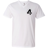 4Real - 2018 V-Neck White T-Shirt