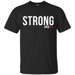 STRONG Black T-Shirt - 4REAL