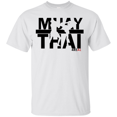 4REAL MUAY THAI White T-Shirt - 4REAL