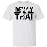 4REAL MUAY THAI White T-Shirt - 4REAL