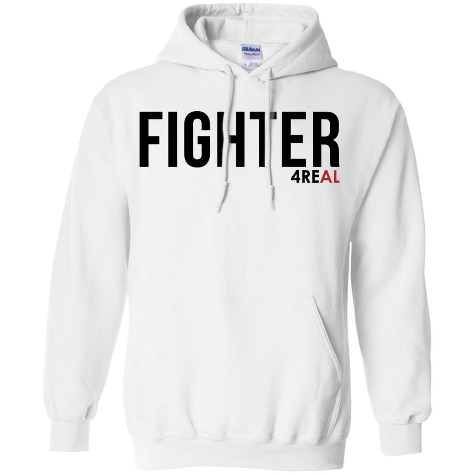 FIGHTER White Sweatshirt - 4REAL