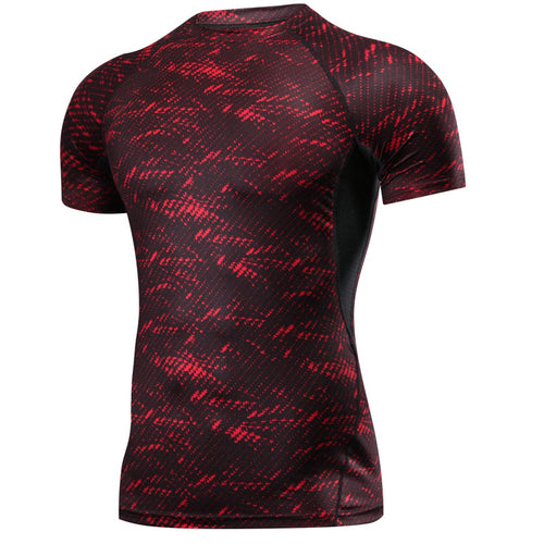 Red MMA Compresion Rashguard - 4REAL