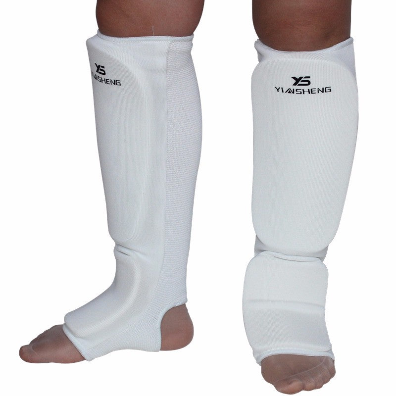 Cotton White Shin Guards - 4REAL