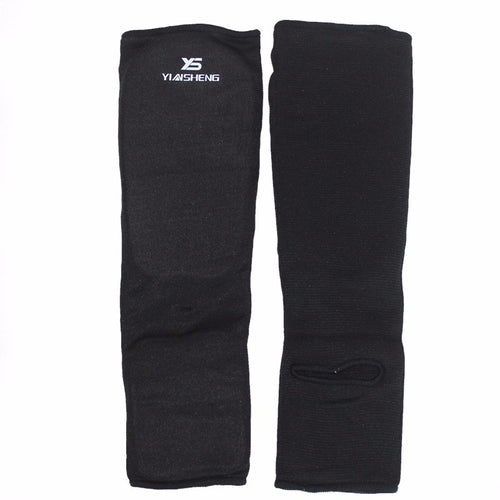 Cotton Black Shin Guards - 4REAL