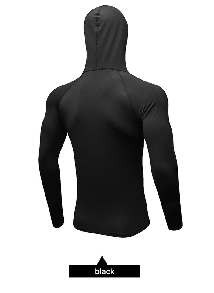 Long Sleeve Black Sport Sweatshirt - 4REAL