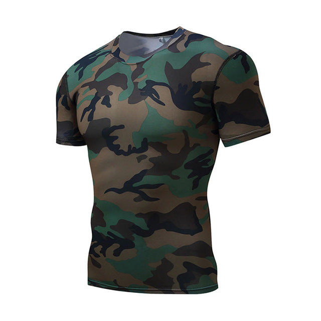 Camo MMA Compression Rashguard - 4REAL