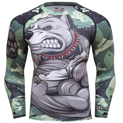 Long Sleeve PIT MMA Rashguard - 4REAL