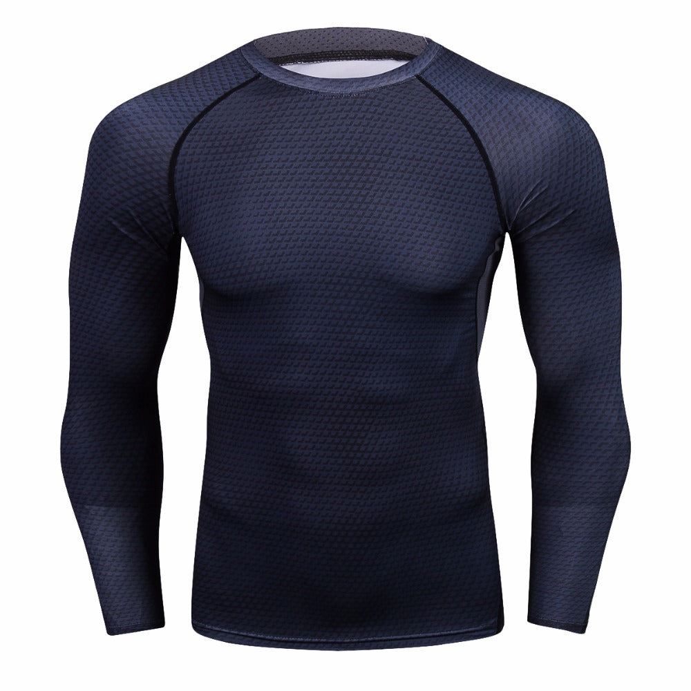 Long Sleeve Black MMA Rashguard - 4REAL