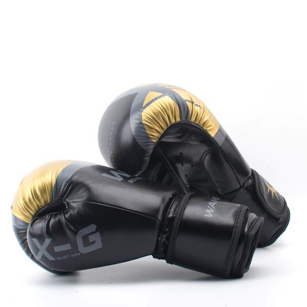 X-G Black Premium Muay Thai Boxing Gloves - 4REAL